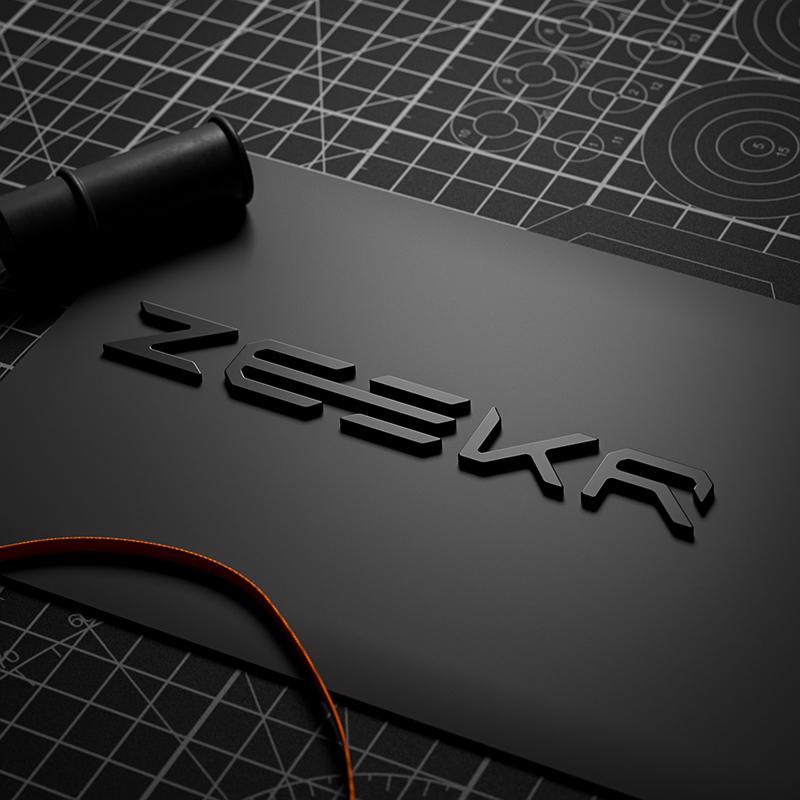 For ZEEKR 001/X/007/7X Zeekr001 Car Badge Modification Blackened Tail Logo Sporty Modified Letters