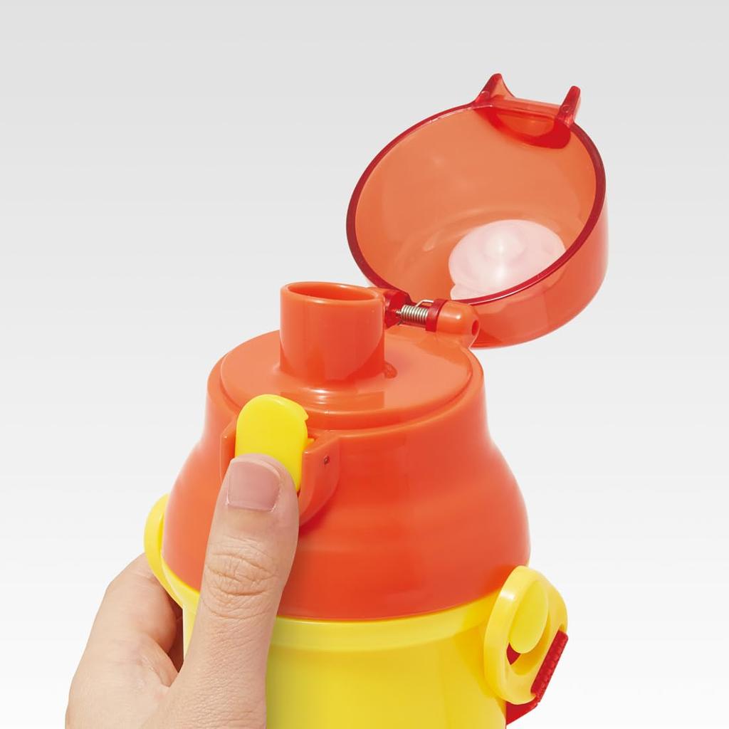 Skater Water Direct Dishwasher Made In for Boys and Children's Bottle, 480ml, Drinking, Plastic, One-Touch Operation, Safe, Japan, PEZ, Girls,