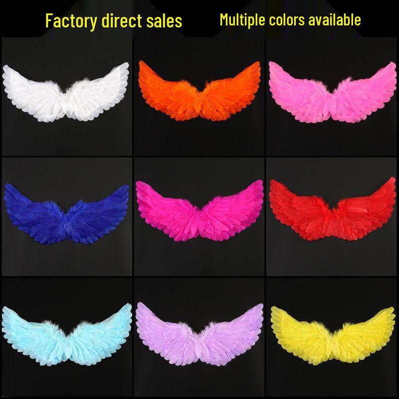 

Peng Ge Kids White Angel Wings: 3D Butterfly Costume for Photography and Carnival