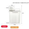 Plastic Food Storage Containers With Sealed Lids And Measuring Cup For Kitchen Rice Cereal Dry Food