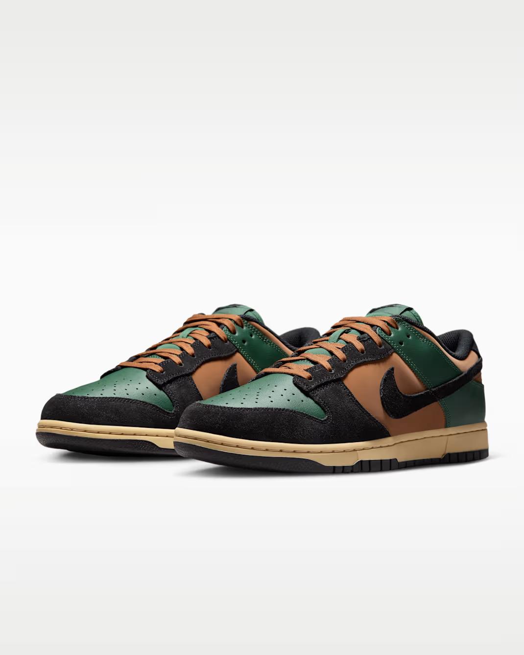 IM4414-300 Nike Dunk Low Retro Fir/Light British Tan (Men s) 6