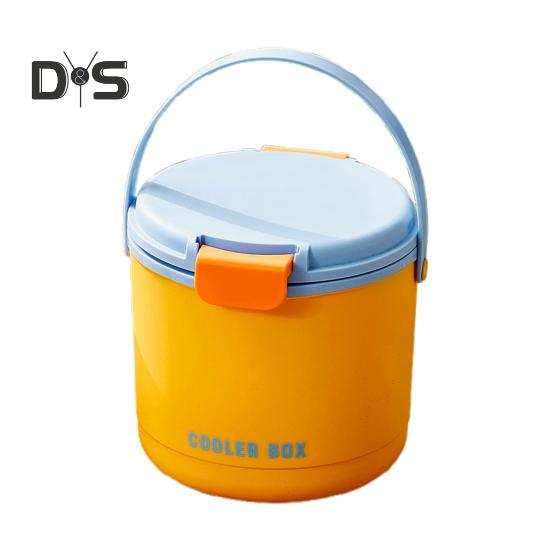 Ice Bucket Ice Cube Tray with Lid & Bin Efficient Ice Making Mold for Freezer Easy Release Reusable Ice Cube Maker for Drinks Coffee