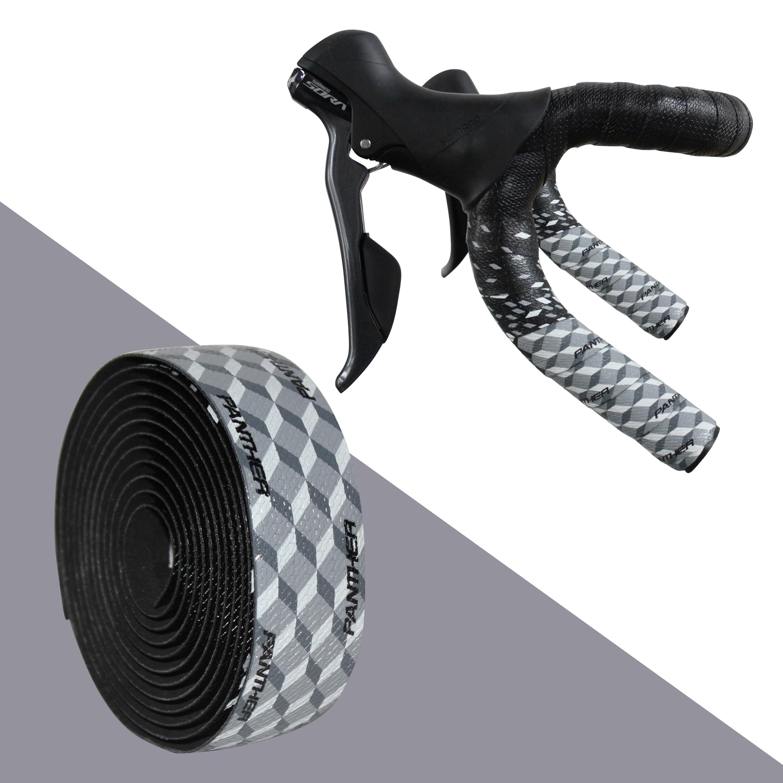 

PANTHER Велосипедная обмотка руля Амортизирующая Усталость Легкая Левая и Правая Легко Совместима с рулями типа Дроп Буллхорн Шоссейный Фиксированная передача и Заглушки и Финишная лента 040