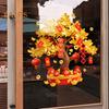 Chinese New Year Window Sticker Wealth Tree Static Sticker Non-adhesive Window Decal for Glass Doors Walls Furniture Festive Decor