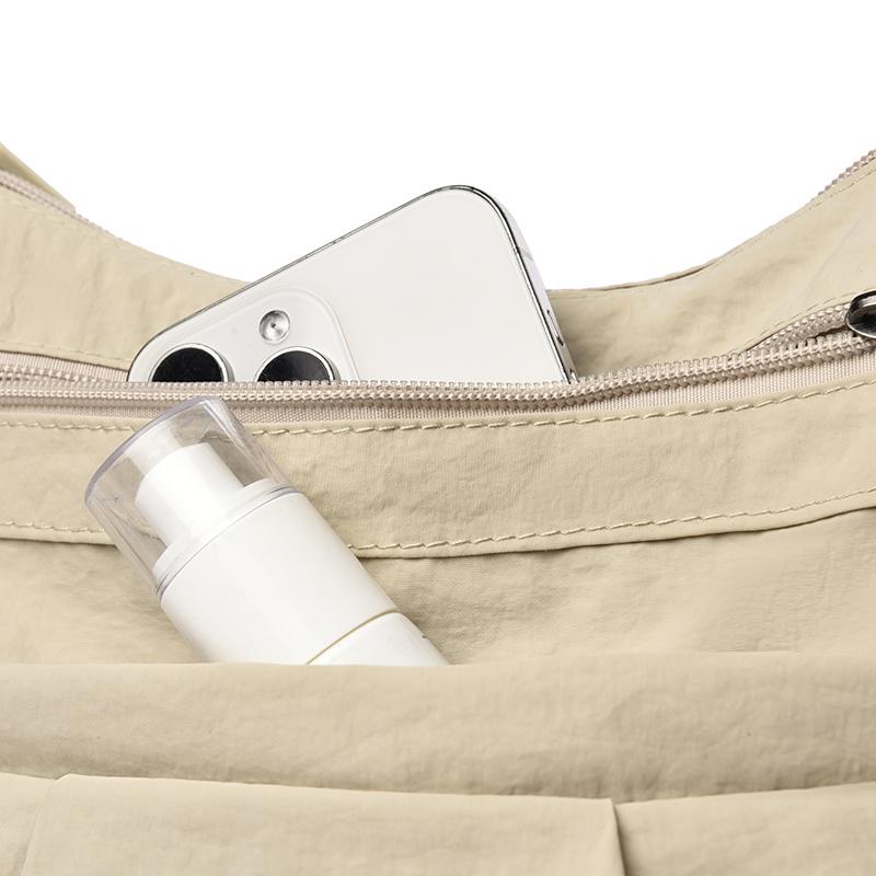 Crossbody Bag Women's Large Capacity Shoulder Bag Lightweight Multi-Layer Middle-Aged Mother Bag