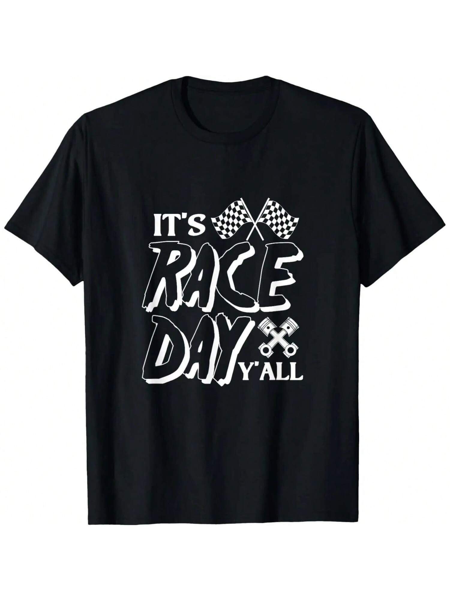 It s Race Day Y all Dirt Track Racing Flag Car Racer T-Shirt S разноцветный