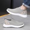 Shoes men's spring new soft-soled casual wear-resistant men's single shoes one pedal breathable versatile lazy shoes
