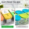 Portable Weekly Pill Organizer - Seven Day Medicine Dispenser Box