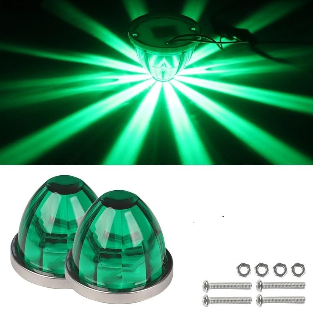 LED Side Marker Light Waterproof Turn Signal Indicator Turn Clearance Clearance Lamp  Cars зелёный