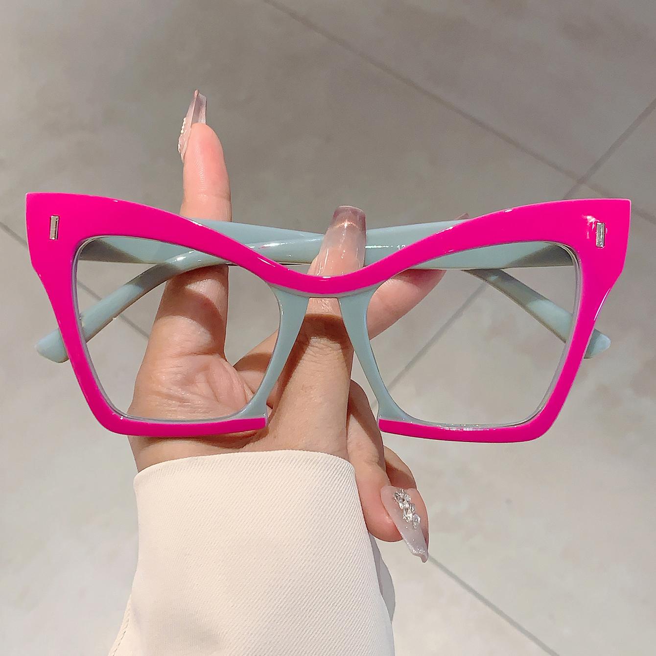 Exquisite And Exquisite Items Women's Vintage Leopard Trends Frames Fashion Brand Decor Eyeglasses Popular Oversize Po Multi Color Eyewear