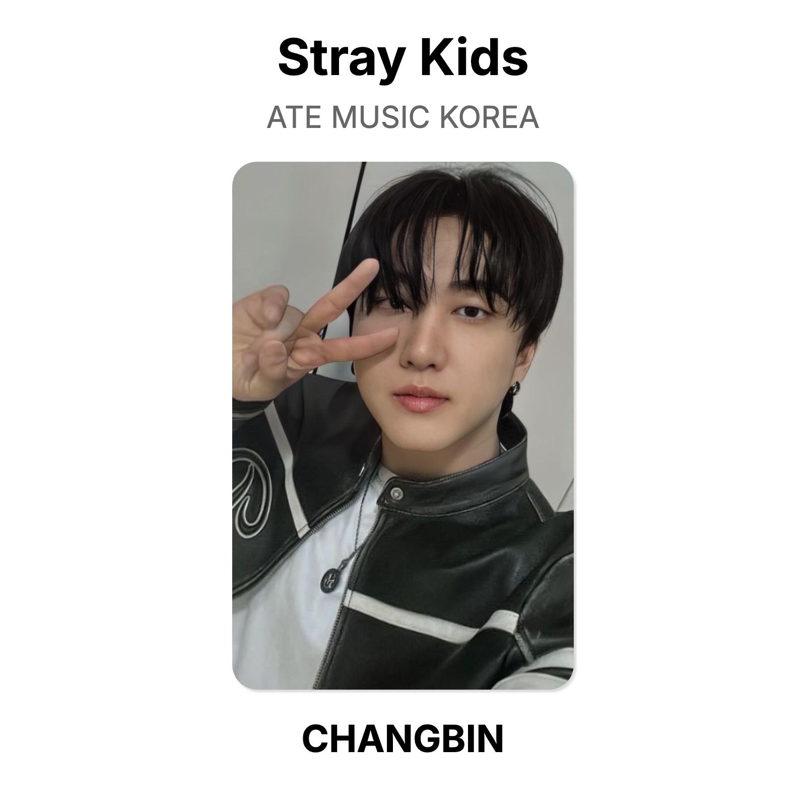 Stray Kids ATE MUSIC KOREA Official Photocard CHANGBIN