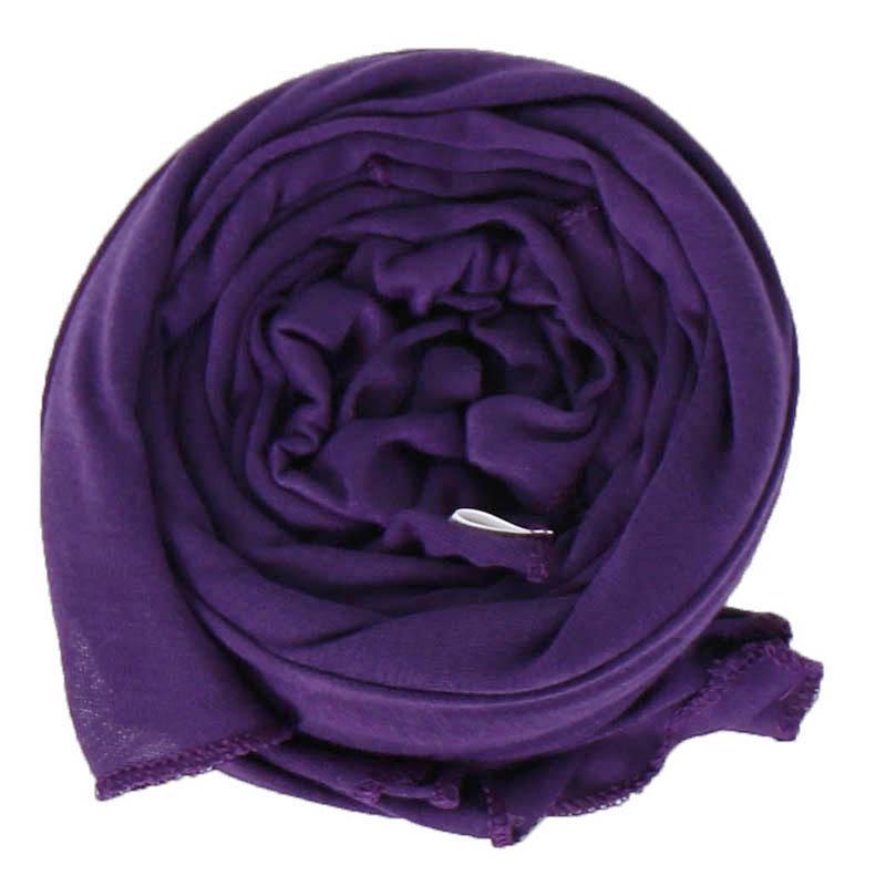 Muslim Hijab Jersey Scarf Soft Solid Shawl Headscarf Foulard Femme Musulman Islam Clothing Arab Wrap Head Scarves Hoofddoek