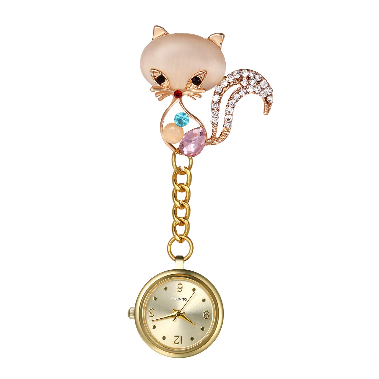 

Lancardo Nurse Pocket For Easy to Kitten Suitable for Nursery Includes Storage Pouch Watch, Watch, Nurses, Numbers, Read, Ladies, Brooch, Cute,