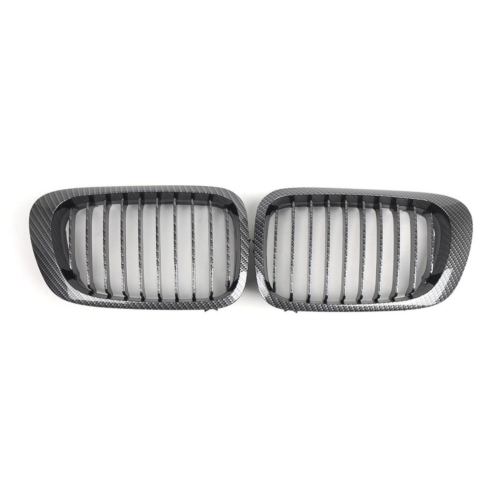 2Pcs Front Kidney Grills Easy Installation Exterior Directly Replace Car Front Grilles for BMW E46 Automotive Accessories