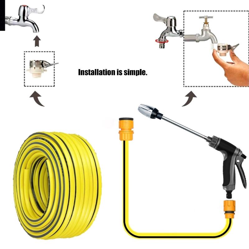 Strong Car Cleaning Water Tool 3 Nozzles Adjustable Sprays Car Wash Sprays for Vehicles Gardening High Pressure Washer