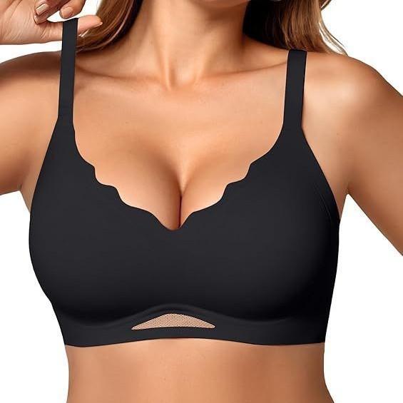 Europe and the United States Plus Size TK Explosion Big Chest Gathering No Steel Ring Full Cup No Trace Comfortable Sports T-shirt Bra