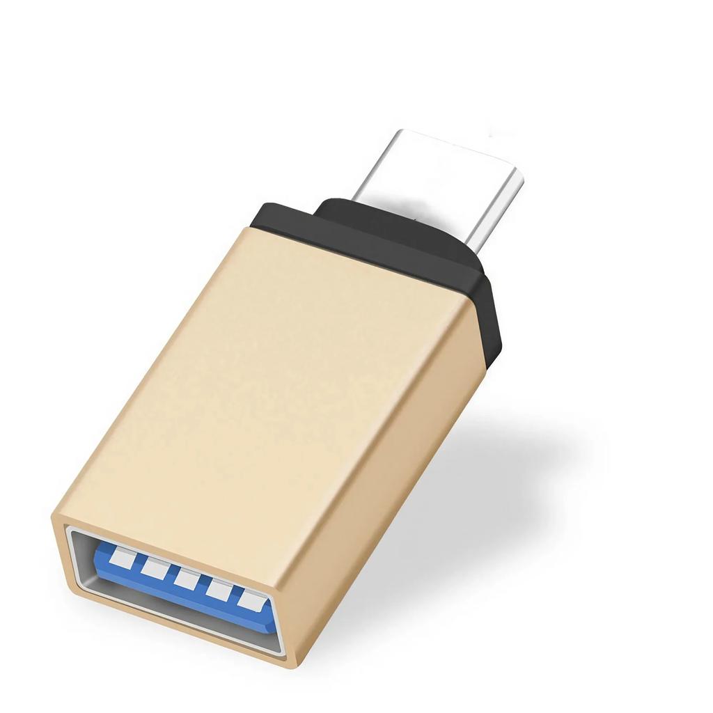 Aluminum USB C to USB Adapter Type C to USB Female Cable Connector for Smartphone Accessories