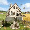 Treehouse 3D Wooden Puzzle Scale Miniature DO-IT-YOURSELF Miniature Kit Handcrafted Present Home Decor Assembly Toy