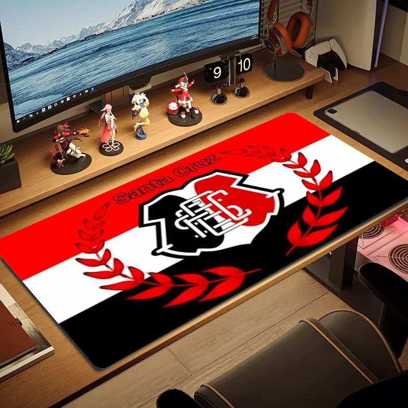 Santa Cruz Color Mouse Pad Large Gaming Table Cushion Non-slip Laptop Tablet Big Mousepad XXL Mat Mini PC Playmat With Lock edge