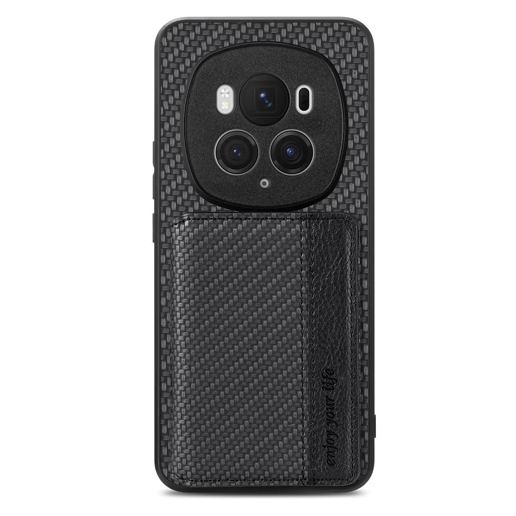 Leather with Card Holder Phone Case for Huawei Pura 70 P60 P50 Mate Honor X7B X8B 80 90 100 Nova 10 11 Magic 6 5 Pro Kickstand