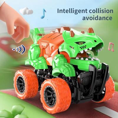 Children's Car Toy Electric Obstacle Avoidance Boy Dinosaur Toy Car with Motion Sensing Car Dinosaur Car