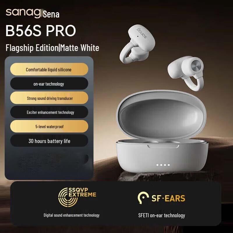 

Saina B56SPro Bone Conduction Sports Ear-Clip Headphones