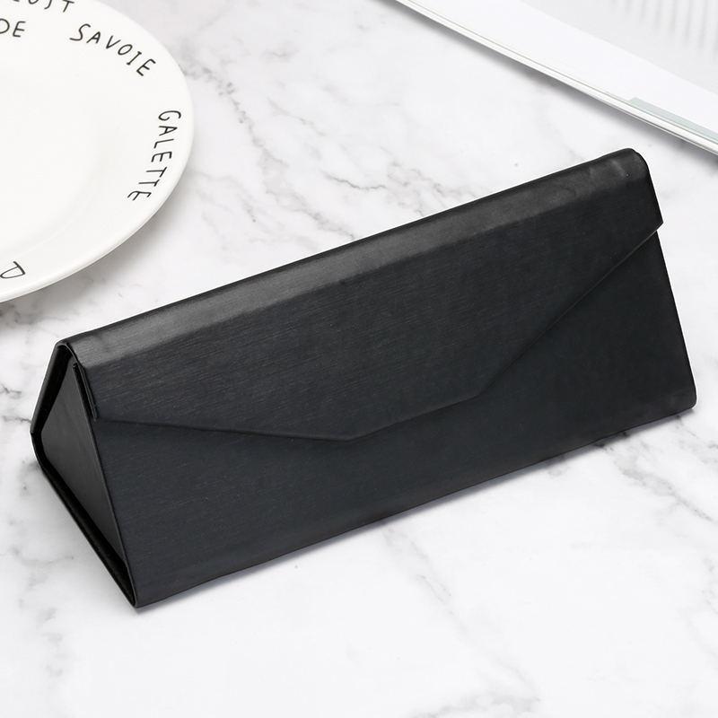 Pudełko na okulary przeciwsłoneczne Składane Przenośne Czarne Pudełko na okulary Wodoodporne Silny Magnes Etui na okulary Ochronne Etui na okulary