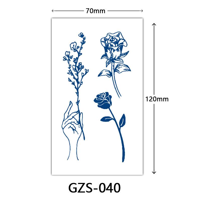 Juice Herbal Tattoo Sticker, Finger Sticker, Juice Semi-Permanent Tattoo Sticker, Sweat-Proof Tattoo