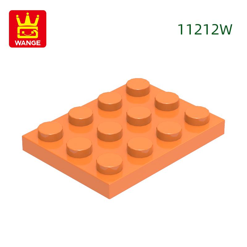 Non-Toxic 61Pcs/Lot 11212W Plate 3 X 4 Building Block Moc Color Accessories Compatible With Brick Diy Children'S Toy Assembly Parts