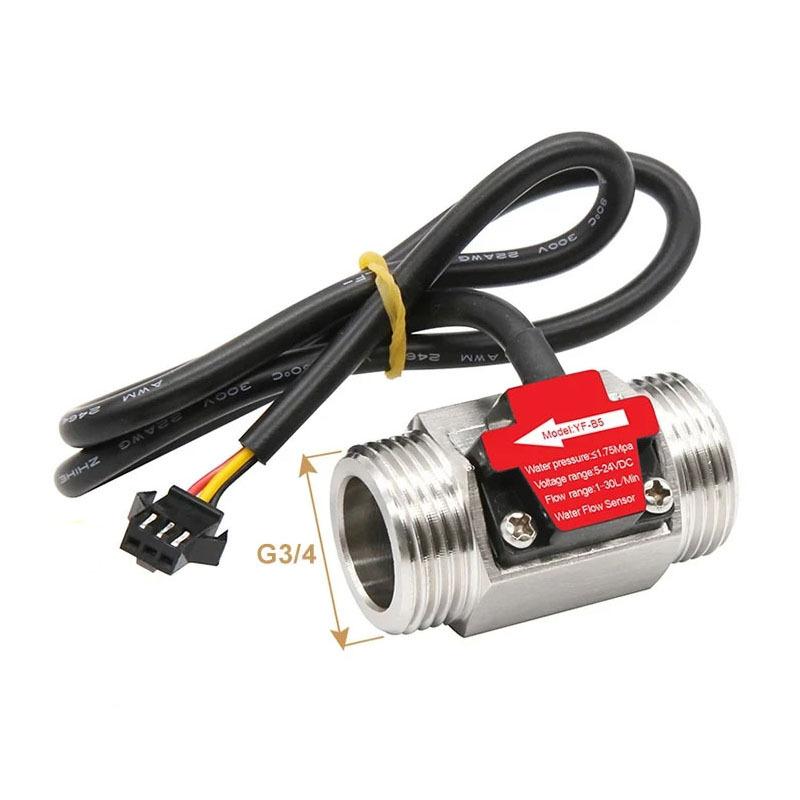 Intelligent flowmeter Table 1-inch water flow sensor measuring flow temperature flow velocity integrated flowmeter