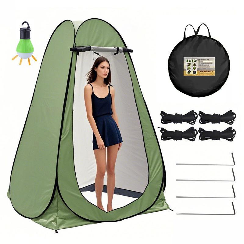 

1set 120cm Tent Lamp Combination Outdoor Bathing Tent Portable Camping Toilet Tent Dressing Shower Bathing Changing Cover