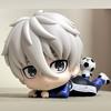 Anime BLUE LOCK Cute Nagi Yisagi Isagi Yoichi Sitting Action Figure PVC Doll Tabletop Model Anime Peripheral Creative Toy Gift‘s