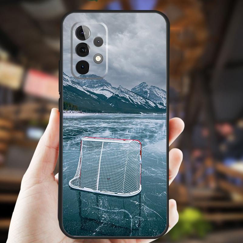 Ice Hockey Rink Case For Samsung Galaxy A05 A06 A22 A53 A33 A26 A16 A56 A36 A32 A52 A54 A34 A14 A55 A15 A35