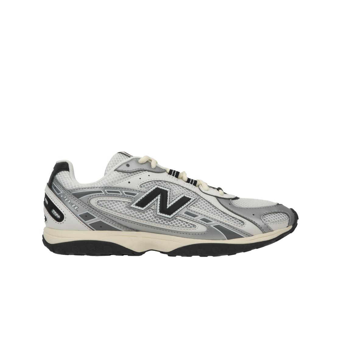 New Balance 204L Серебристый Металлик Черный Унисекс Кроссовки Белый U204LSWD 41.5