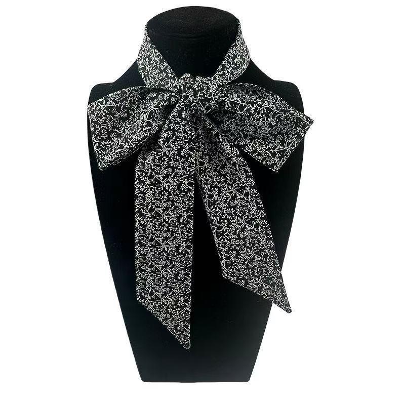 Versatile Imitation Silk Scarf: Long Ribbon, Bag Accent, Fashion Waistband