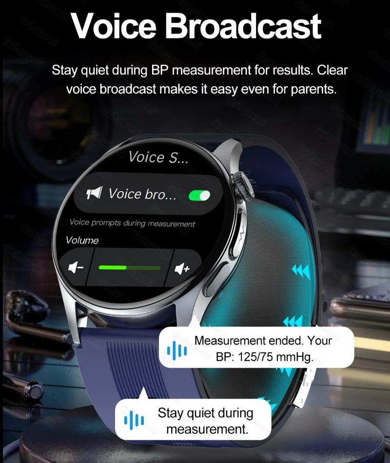 2026 Nuovo Smartwatch Pompa d'Aria ad Alta Precisione Display AMOLED da 1,56'' ECG Monitoraggio Completo del Sonno Salute BT Talk NFC Pompa Airbag Cinturino