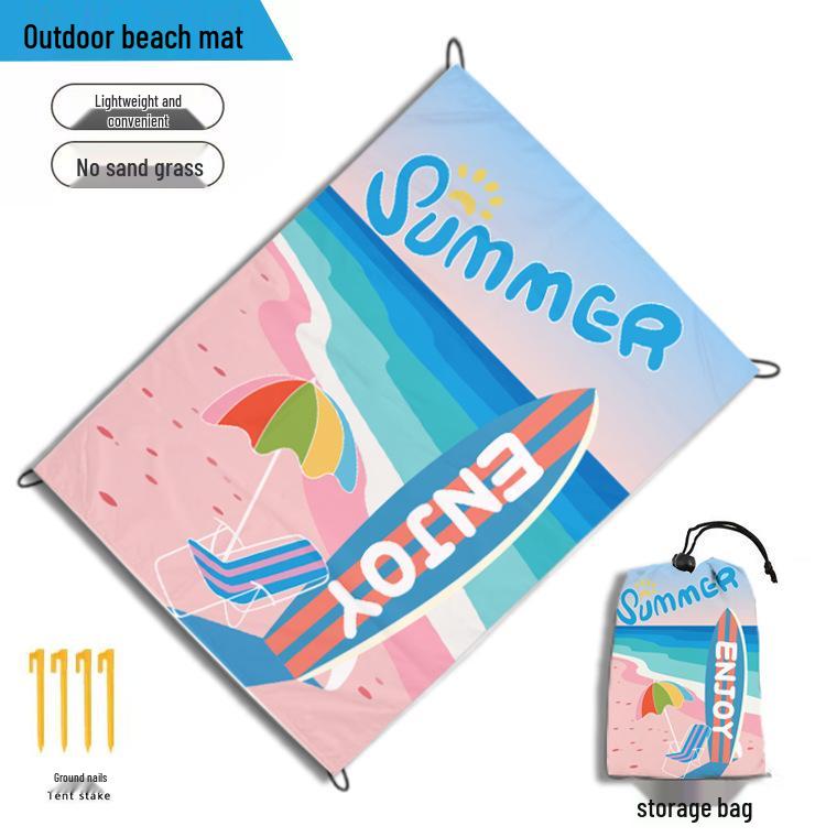 Portable Waterproof Ultralight Camping & Beach Mat - Moisture-Proof and Foldable