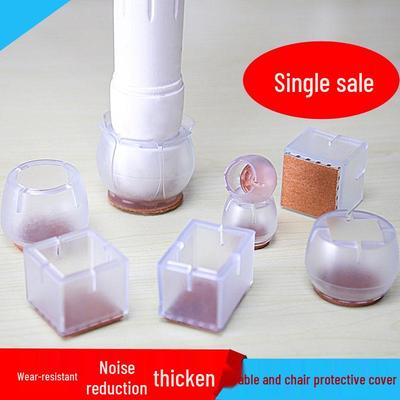 Anti-Slip Silicone Leg Covers: Durable, Thickened Protection for Dining Table and Chair Legs
