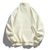 Men's Casual Solid-color Long-sleeved Sports Sweatshirt, Men's Fleece Warm Semi-zippered Pullover Sweatshirt