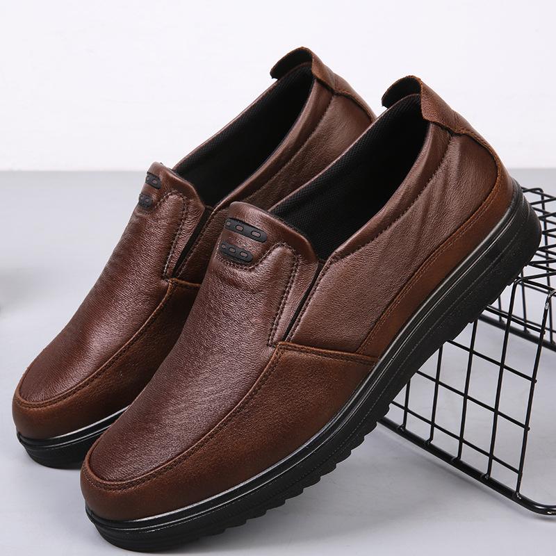 Модные мужские повседневные туфли большого размера 48 — фото 5