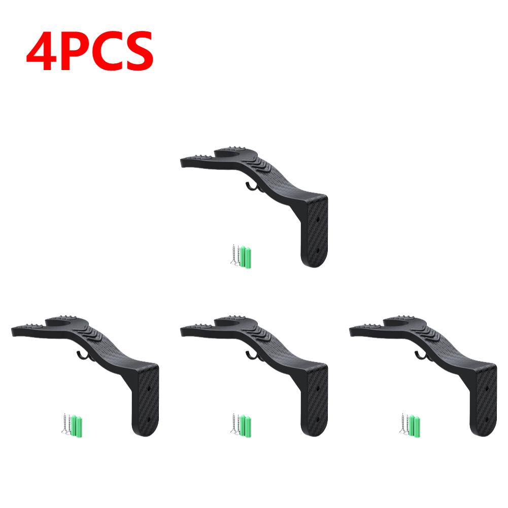 5-1PCS Home Luggage Jacket Holder Kitchen Cabinet Shelf Wall Mount Hooks Helmet Display Hanger Stand Wall-Mounted Storage Holder