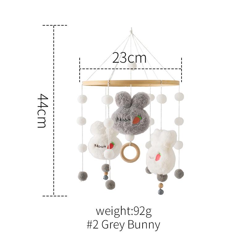 Rotating Crib Mobile: Newborn Baby Sleep Aid & Educational Rattle Toy
