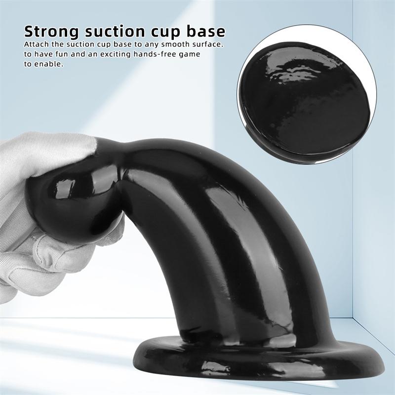 Czarne zatyczki analne 7cm Duże zatyczki analne Fisting Supplies Extra Large Extra Slack Anal Hand Jumbo