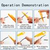 3pcs black/blue/yellow portable wire stripping pliers small wire stripping knife wire cutting tool network cable crimping pliers