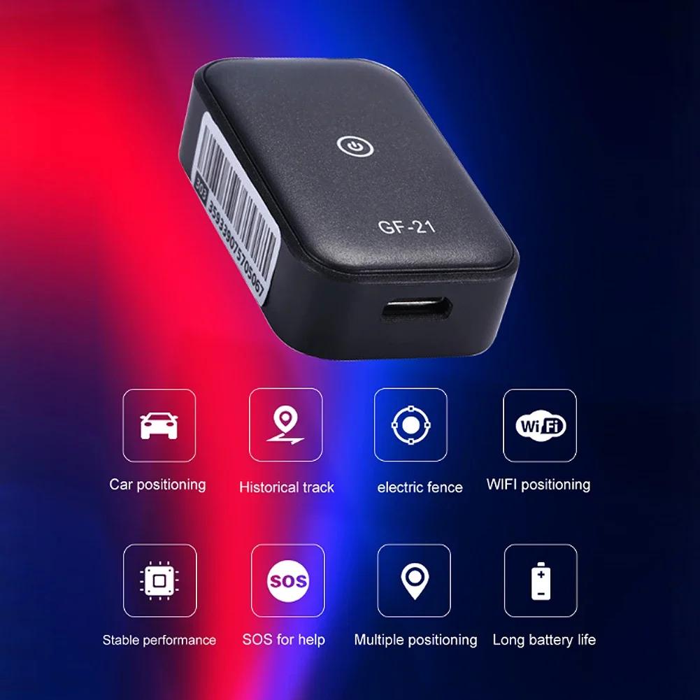 Mini Car Tracker GF 09 19 20 21 22 Magnetic Car GPS Locator Anti-Lost Recording Tracking Device Can Voice Control Phone Wifi LBS