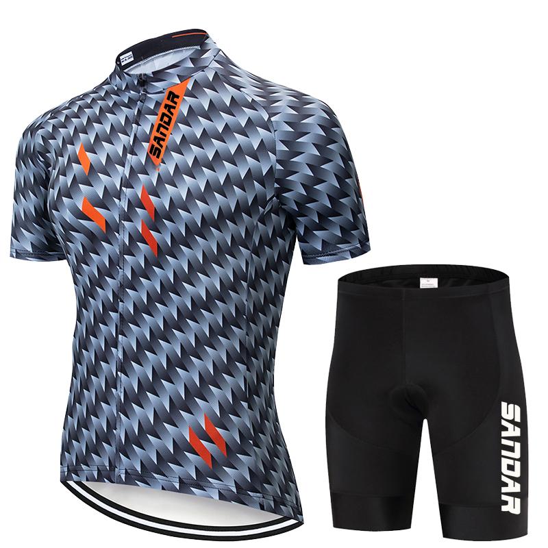 Cycling Jersey Set 2025 Men's Cycling Set Summer Outdoor Sport MTB Bicycle Wear Clothing Breathable Bike Cycling Clothes