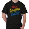 Autism Bulb Not All Disabilities Are Visible Womens or Mens Crewneck 100% Cotton T-shirt Mens Tees Top Tee