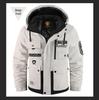 Men's Thickened Waterproof Hooded Cotton Coat - Outdoor Winter Warm, Plus Size Jacket