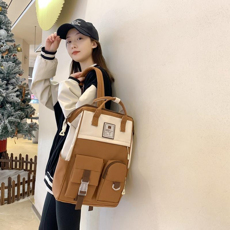 New Japanese Literary Backpack Small Fresh Girl Trendy Casual Bag Large Capacity Junior and Senior High School Students Bag