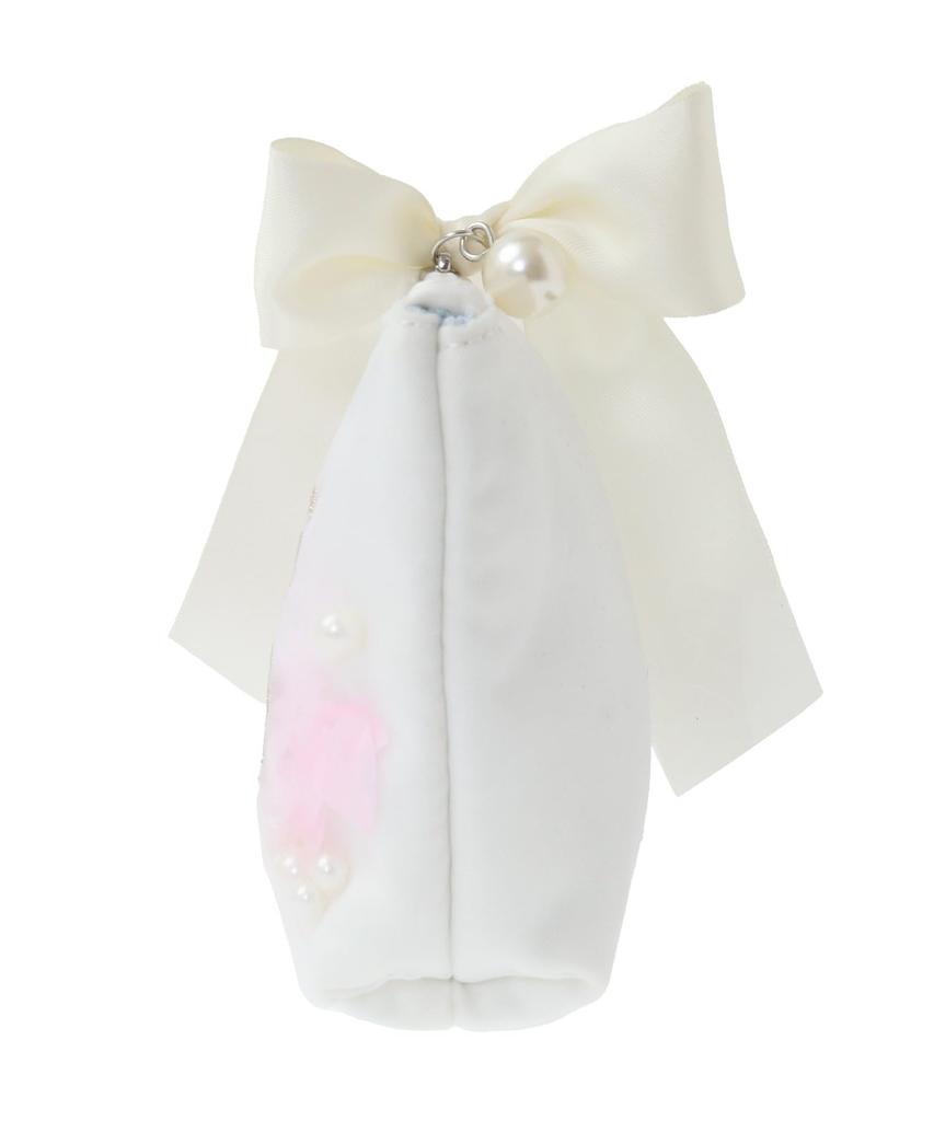 Maison de Fleur Marie Blütenblatt Perlenbeutel, Off-White, Damen